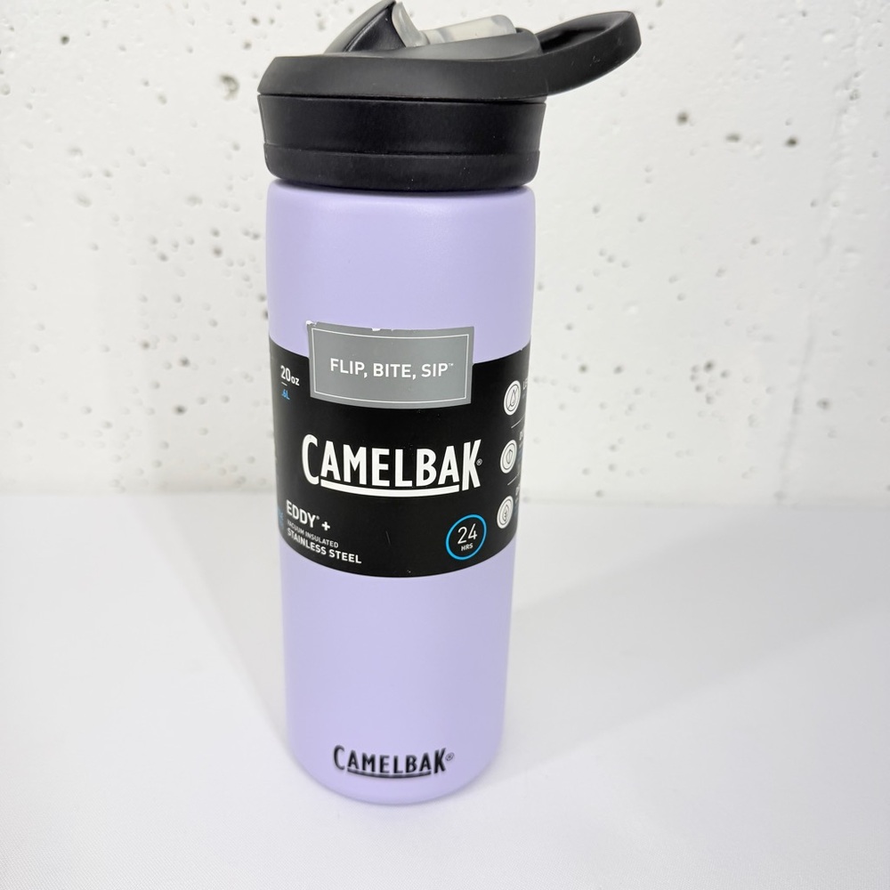 Camelbak Eddy+ 20oz Stainless Light Purple Lavender Water Bottle NEW
